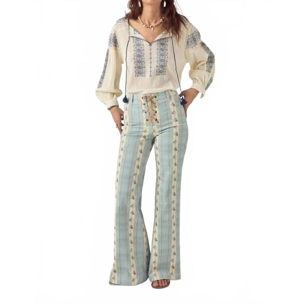 NEW MAISON HOTEL claudia blouse in lapislazuli